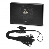 Чёрная плётка Lilly Whip Bijoux - Bijoux Indiscrets - купить с доставкой в Уссурийске