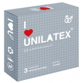 Презервативы с точками Unilatex Dotted - 3 шт. - Unilatex - купить с доставкой в Уссурийске