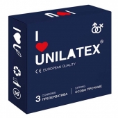 Ультрапрочные презервативы Unilatex Extra Strong - 3 шт. - Unilatex - купить с доставкой в Уссурийске