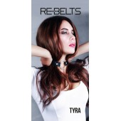 Чёрный кожаный чокер-кляп Tyra Black - Rebelts - купить с доставкой в Уссурийске