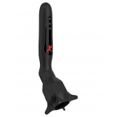Чёрный вибростимулятор для головки члена с эффектом всасывания Vibrating Roto-Sucker - Pipedream - в Уссурийске купить с доставкой