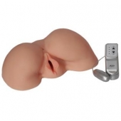 Телесная вибровагина из киберкожи с выносным пультом - LOVETOY (А-Полимер) - в Уссурийске купить с доставкой