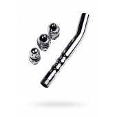 Металлический анальный душ с тремя насадками - ToyFa - купить с доставкой в Уссурийске