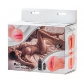 Двусторонний мастурбатор с вибропулей Satisfaction Babylicious - Lola Games - в Уссурийске купить с доставкой