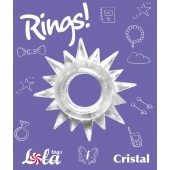 Прозрачное эрекционное кольцо Rings Cristal - Lola Games - в Уссурийске купить с доставкой