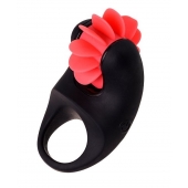 Чёрно-красное эрекционное виброкольцо Erotist - Erotist Adult Toys - в Уссурийске купить с доставкой