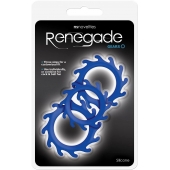 Набор из 3 синих эрекционных колец Renegade Gears - NS Novelties - в Уссурийске купить с доставкой