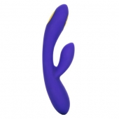 Фиолетовый вибратор с функцией электростимуляции Intimate E-Stimulator Dual Wand - 21,5 см. - California Exotic Novelties - купить с доставкой в Уссурийске