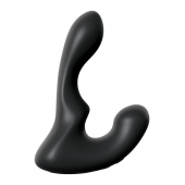 Черный анальный вибростимулятор P-Spot Milker - 14 см. - Pipedream - в Уссурийске купить с доставкой