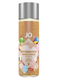 Смазка на водной основе Candy Shop Butterscotch с ароматом ирисок - 60 мл. - System JO - купить с доставкой в Уссурийске