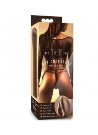 Коричневый мастубратор-вагина Nicole s Kitty - Blush Novelties - в Уссурийске купить с доставкой