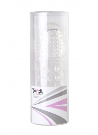 Прозрачная закрытая гелевая насадка - 13,5 см. - Toyfa Basic - в Уссурийске купить с доставкой