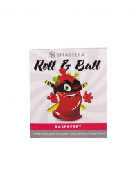 Стимулирующий презерватив-насадка Roll   Ball Raspberry - Sitabella - купить с доставкой в Уссурийске