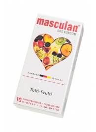 Жёлтые презервативы Masculan Ultra Tutti-Frutti с фруктовым ароматом - 10 шт. - Masculan - купить с доставкой в Уссурийске