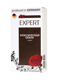 Гладкие презервативы Expert  Классическая опера  - 12 шт. - Expert - купить с доставкой в Уссурийске