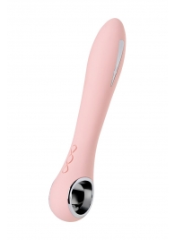 Розовый силиконовый вибратор с электростимуляцией GALVANI VIBE - 21 см. - ToyFa - купить с доставкой в Уссурийске