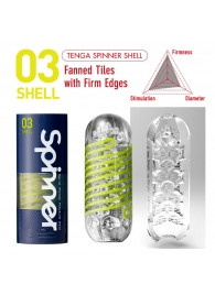 Мастурбатор SPINNER Shell - Tenga - в Уссурийске купить с доставкой