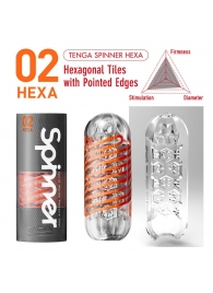 Мастурбатор SPINNER Hexa - Tenga - в Уссурийске купить с доставкой