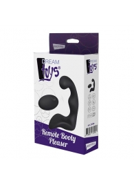 Черный вибромассажер простаты REMOTE BOOTY PLEASER - Dream Toys - в Уссурийске купить с доставкой