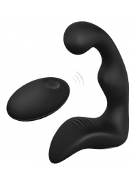 Черный вибромассажер простаты REMOTE BOOTY PLEASER - Dream Toys - в Уссурийске купить с доставкой