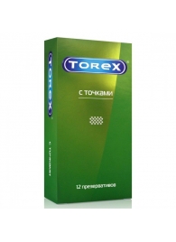 Текстурированные презервативы Torex  С точками  - 12 шт. - Torex - купить с доставкой в Уссурийске