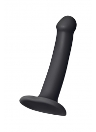 Черный фаллос на присоске Silicone Bendable Dildo S - 17 см. - Strap-on-me купить в Уссурийске с доставкой в Orgasmix.ru Черный фаллос на присоске Silicone Bendable Dildo S - 17 см. - Strap-on-me - купить с доставкой в Уссурийске