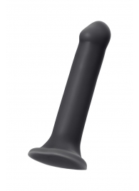 Черный фаллос на присоске Silicone Bendable Dildo XL - 20 см. - Strap-on-me - купить с доставкой в Уссурийске