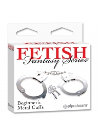 Металлические наручники Beginner s Metal Cuffs - Pipedream - купить с доставкой в Уссурийске