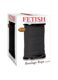 Черная веревка для связывания Bondage Rope - 60,9 м. - Pipedream - купить с доставкой в Уссурийске