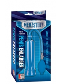 Синяя вакуумная помпа MENZSTUFF PENIS ENLARGER - Dream Toys - в Уссурийске купить с доставкой