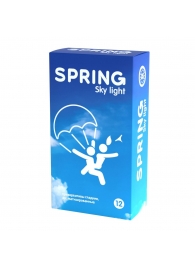 Ультратонкие презервативы SPRING SKY LIGHT - 12 шт. - SPRING - купить с доставкой в Уссурийске