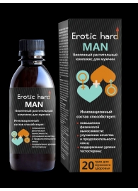 Мужской биогенный концентрат для усиления эрекции Erotic hard Man - 250 мл. - Erotic Hard - купить с доставкой в Уссурийске