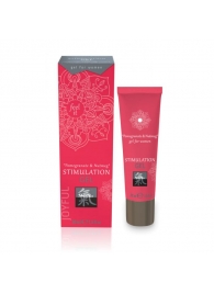 Возбуждающий интимный гель для двоих STIMULATION GEL Pomegranate   Nutmeg - 30 мл. - Shiatsu - купить с доставкой в Уссурийске