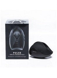 Черный инновационный мужской вибратор PULSE SOLO ESSENTIAL - Hot Octopuss - в Уссурийске купить с доставкой