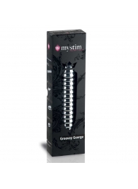 Рельефный фаллос для интенсивного электросекса Groovey George - 20 см. - MyStim - купить с доставкой в Уссурийске