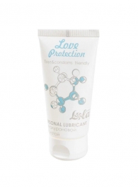 Увлажняющий лубрикант на водной основе Love Protection - 50 мл. - Lola Games - купить с доставкой в Уссурийске