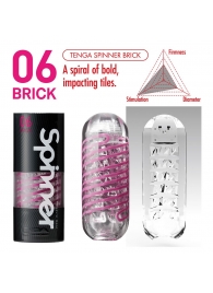 Мастурбатор SPINNER Brick - Tenga - в Уссурийске купить с доставкой