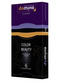 Разноцветные презервативы DOMINO Colour Beauty - 6 шт. - Domino - купить с доставкой в Уссурийске