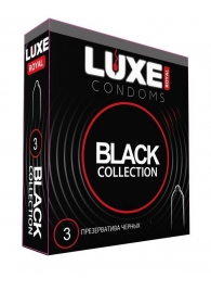 Черные презервативы LUXE Royal Black Collection - 3 шт. - Luxe - купить с доставкой в Уссурийске