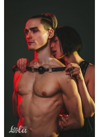 Черный кляп Love Addict на замочке - Lola Games - купить с доставкой в Уссурийске