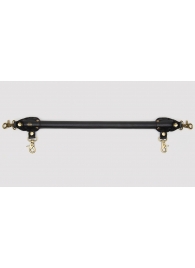 Черная распорка для ног Bound to You Faux Leather Spreader Bar - 50,8 см. - Fifty Shades of Grey - купить с доставкой в Уссурийске