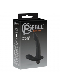 Черный вибромассажер простаты Naughty Finger Prostate Vibe - 13,8 см. - Orion - в Уссурийске купить с доставкой