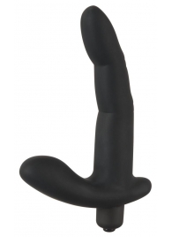 Черный вибромассажер простаты Naughty Finger Prostate Vibe - 13,8 см. - Orion - в Уссурийске купить с доставкой