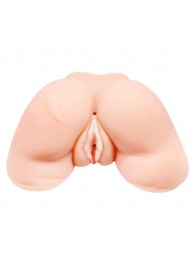 Телесная вибровагина Julie с 2 рабочими отверстиями - Baile - в Уссурийске купить с доставкой