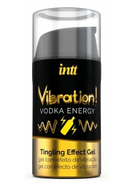 Жидкий интимный гель с эффектом вибрации Vibration! Vodka Energy - 15 мл. - INTT - купить с доставкой в Уссурийске