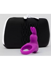 Фиолетовое эрекционное виброкольцо Happy Rabbit Cock Ring Kit - Happy Rabbit - в Уссурийске купить с доставкой