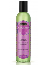 Массажное масло Naturals Island Passion Berry с ароматом тропических фруктов - 236 мл. - Kama Sutra - купить с доставкой в Уссурийске