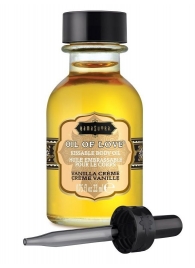 Масло для ласк с ароматом ванили Oil of Love Vanilla Creme - 22 мл. - Kama Sutra - купить с доставкой в Уссурийске