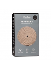 Пеньковая веревка для связывания Hemp Rope - 5 м. - Easy toys - купить с доставкой в Уссурийске