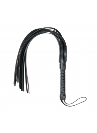 Черный флоггер Flogger Whip - 46 см. - Easy toys - купить с доставкой в Уссурийске